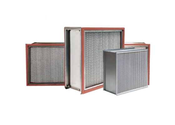 Khung nhôm Bộ lọc điều hòa không khí dạng tấm HVAC Lọc khí công nghiệp Hepa