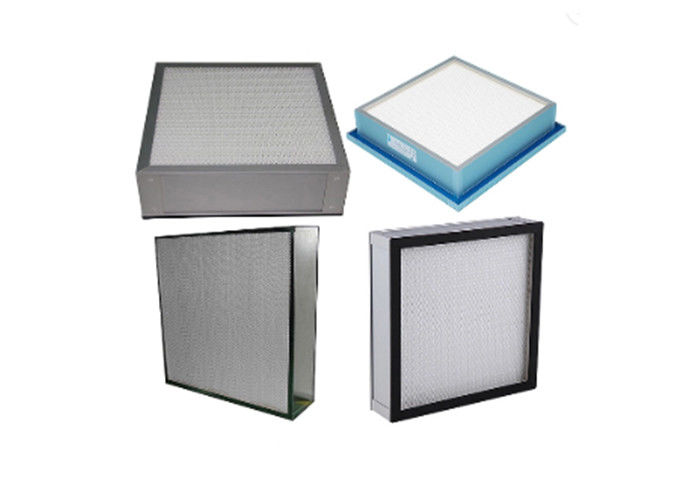Khung nhôm Bộ lọc điều hòa không khí dạng tấm HVAC Lọc khí công nghiệp Hepa